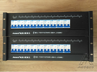 定制3U正泰單相220V 2P交流空開機(jī)架式19英寸配電單元8回路